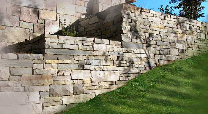 Limestone Retaining walls